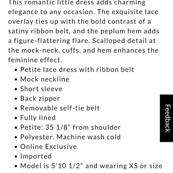 White House Black Market Lace Dress in White and Black - Picture 8 of 13